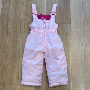Pink Kids Snow Bib